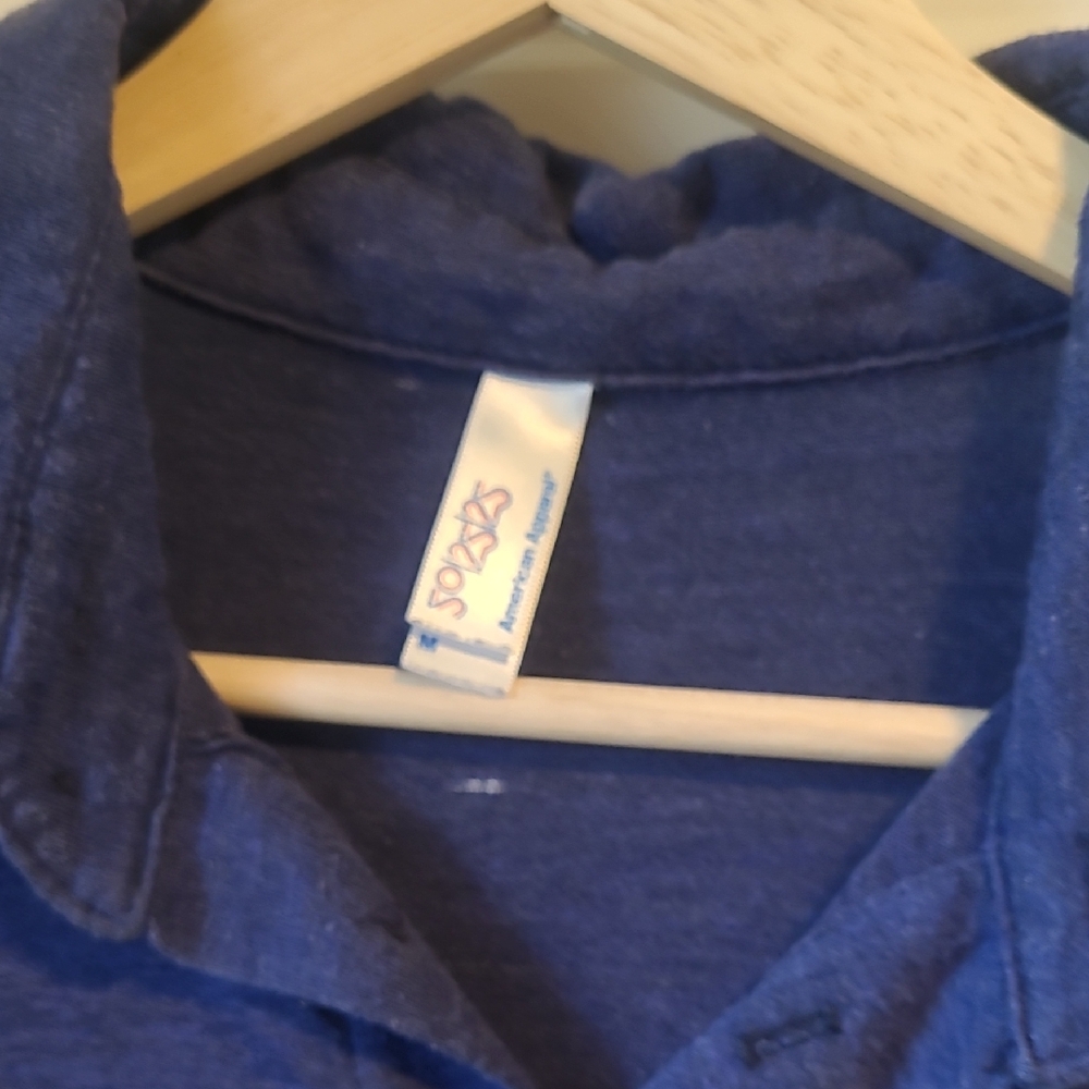 American Apparel Navy Polo Shirt